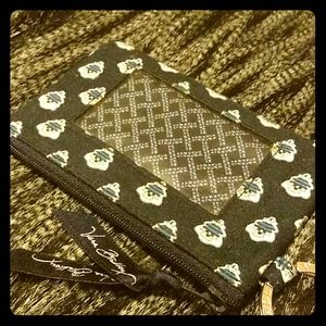 Navy Blue Vera Bradley Coin Purse w/ ID Holder